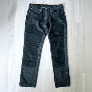 Levi's 541 black jeans | straight leg | reinforced double knee | 34 x 34